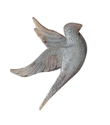 Flying Parrot Brass Bird